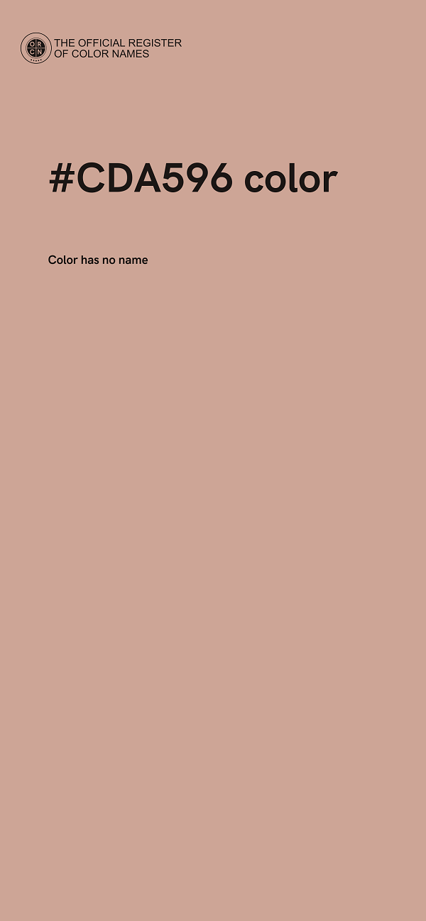 #CDA596 color image