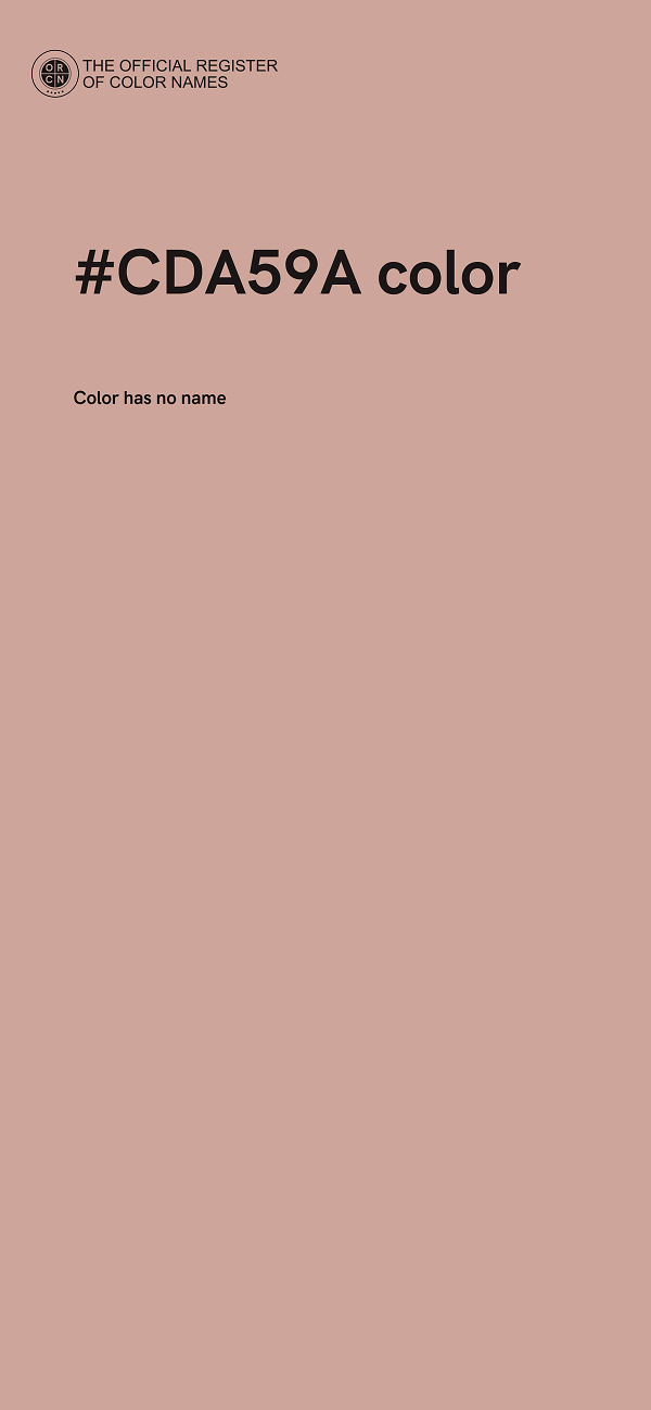 #CDA59A color image