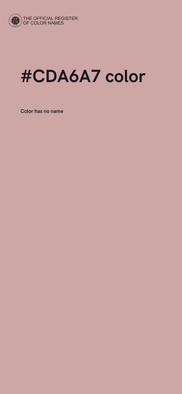 #CDA6A7 color image