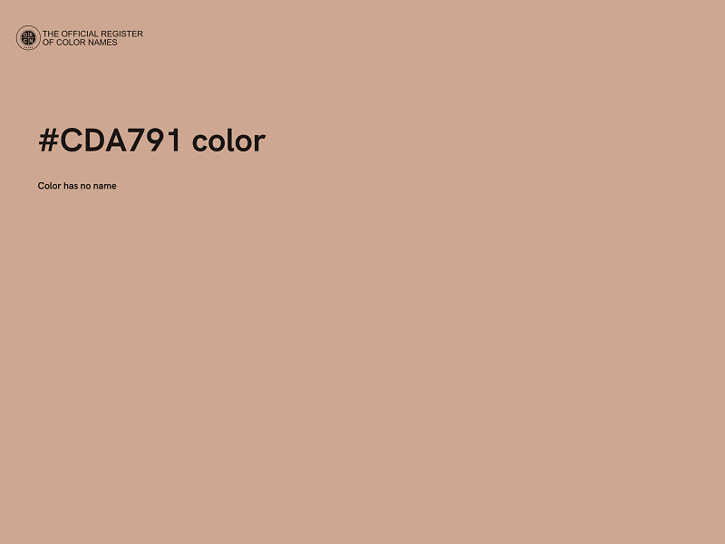 #CDA791 color image