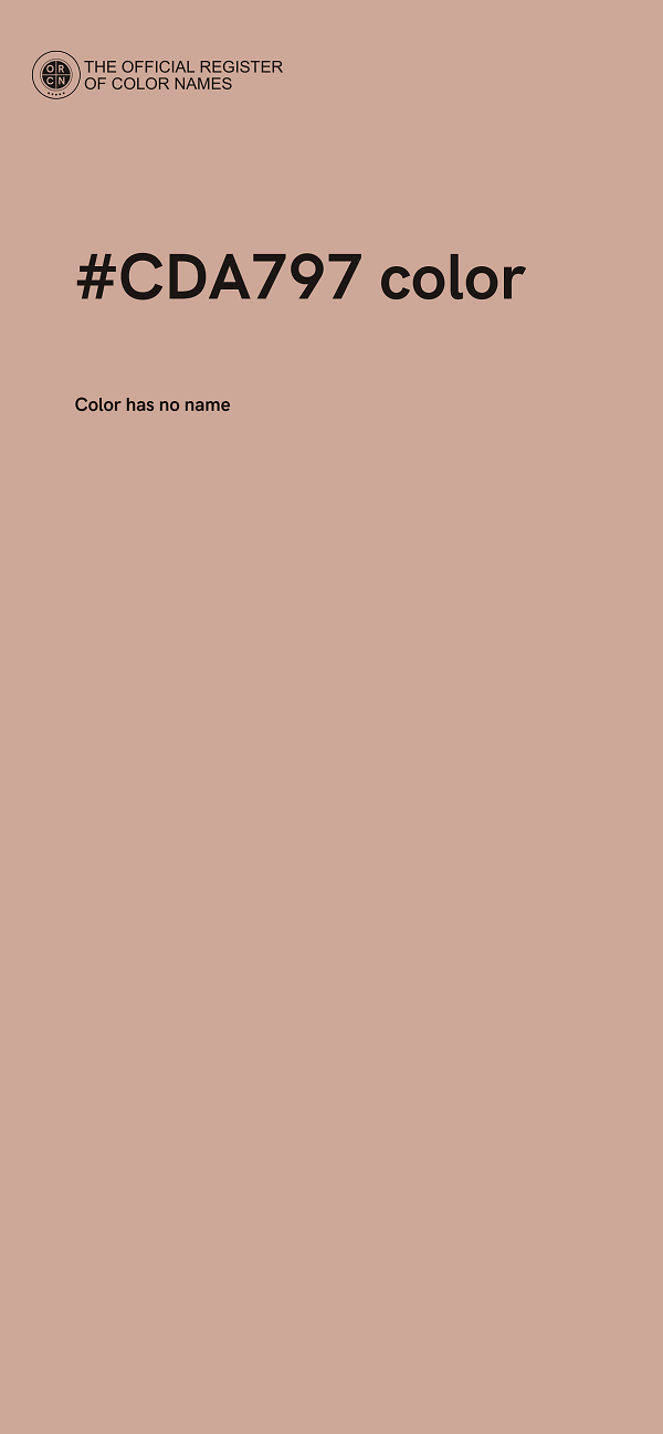 #CDA797 color image