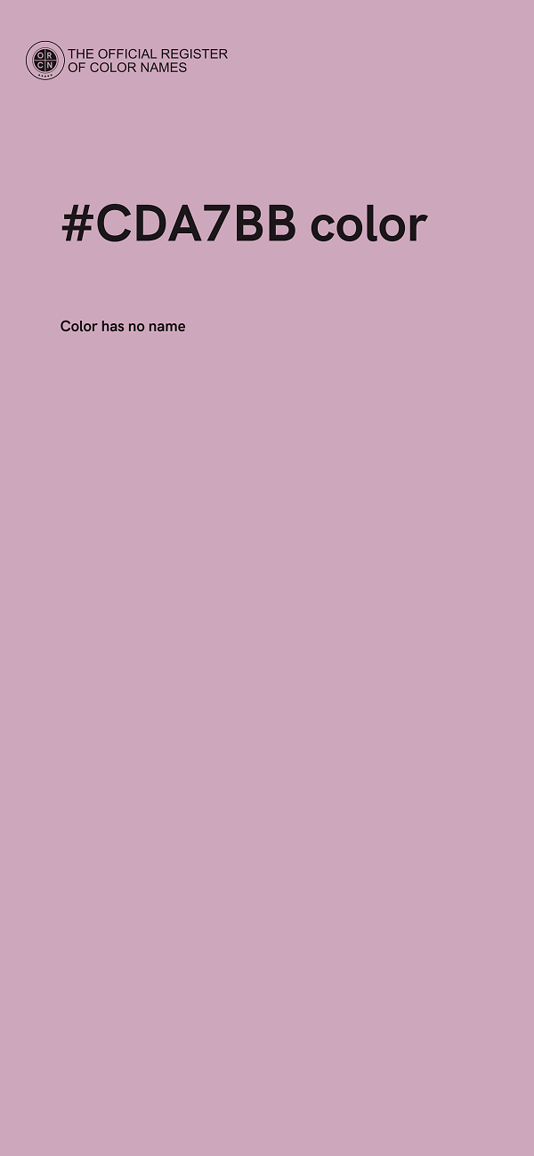 #CDA7BB color image