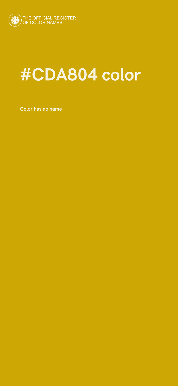 #CDA804 color image