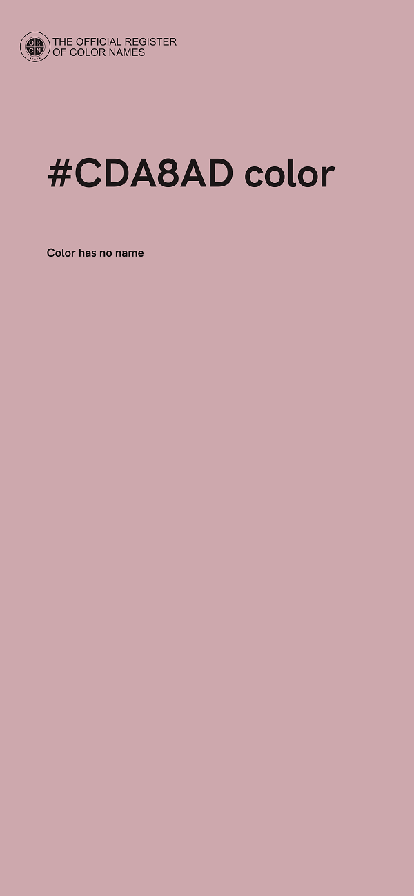 #CDA8AD color image