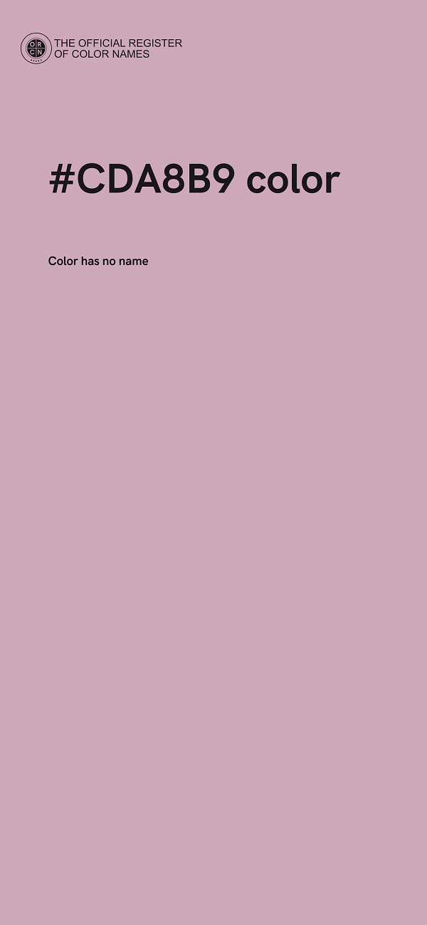 #CDA8B9 color image