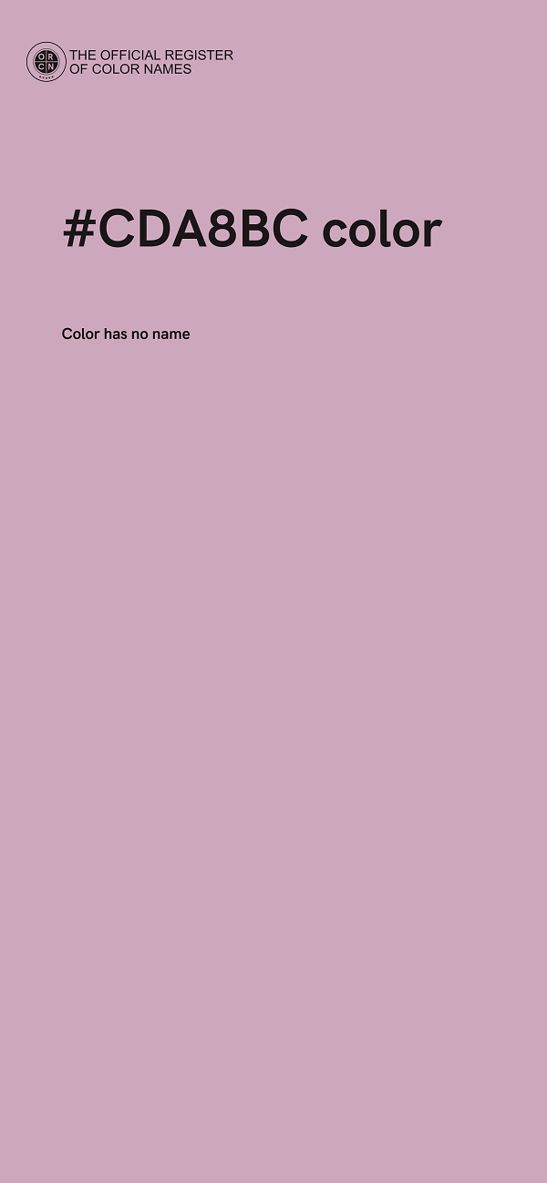 #CDA8BC color image