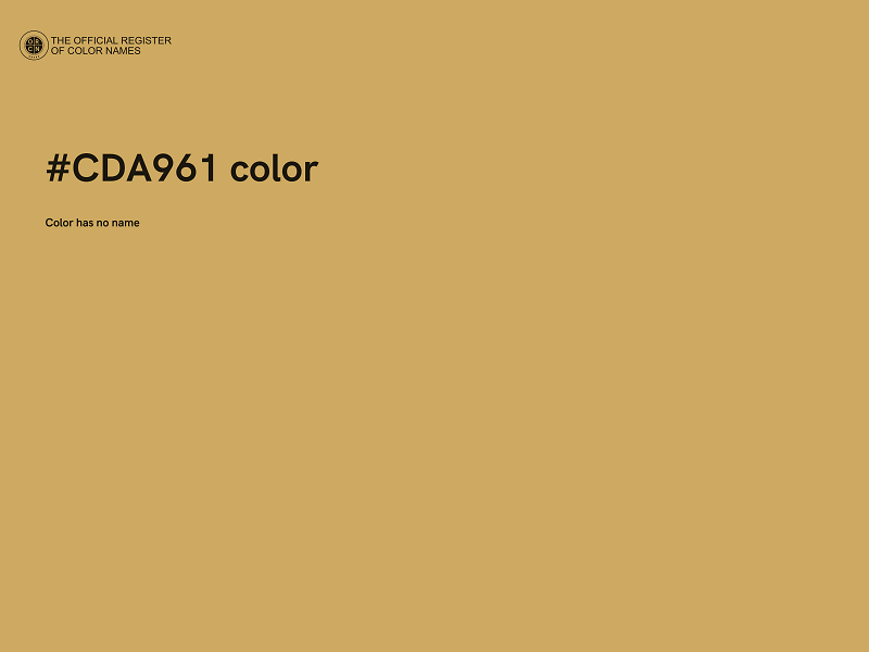 #CDA961 color image