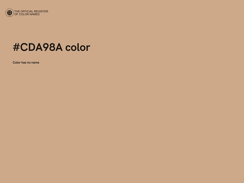 #CDA98A color image