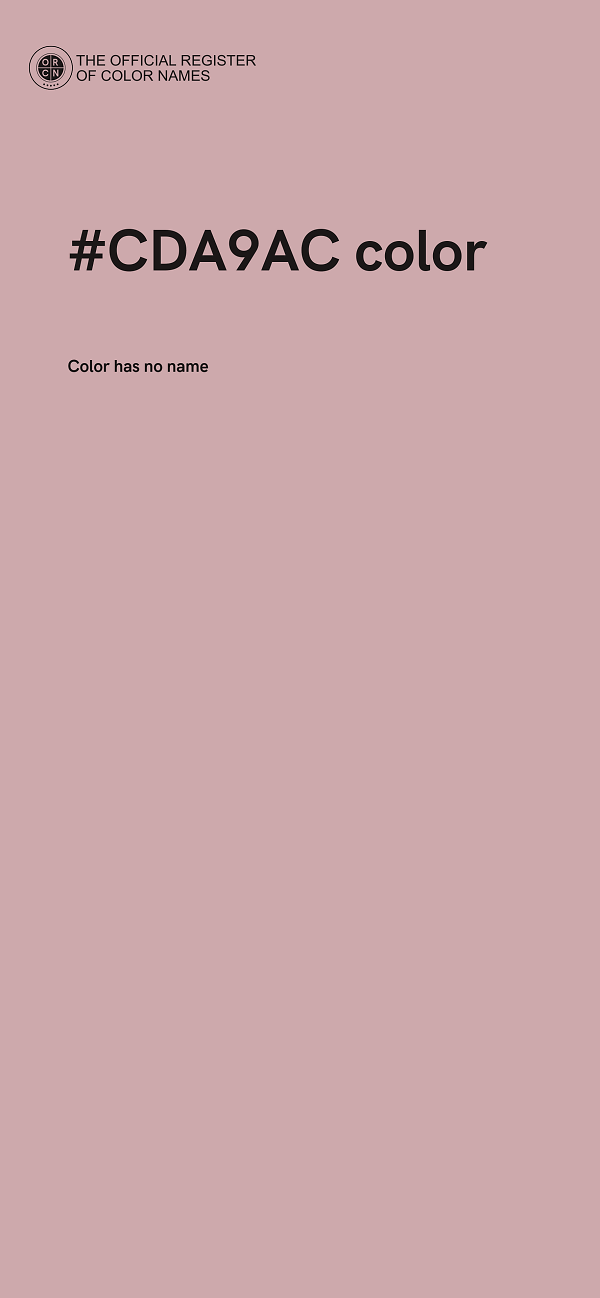 #CDA9AC color image