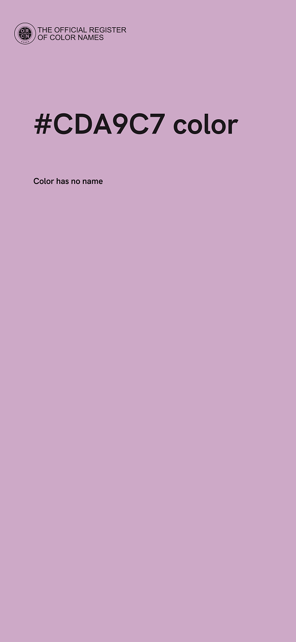 #CDA9C7 color image