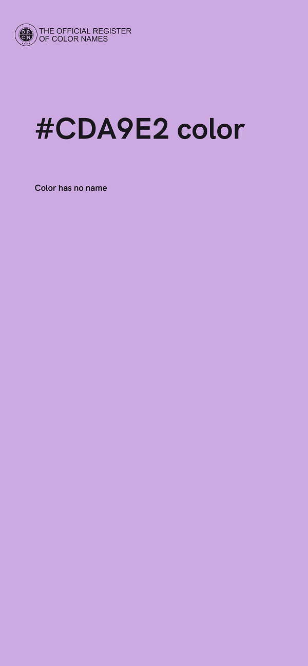 #CDA9E2 color image