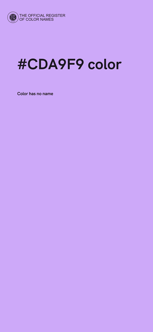 #CDA9F9 color image