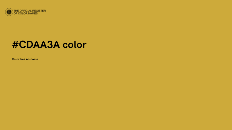 #CDAA3A color image