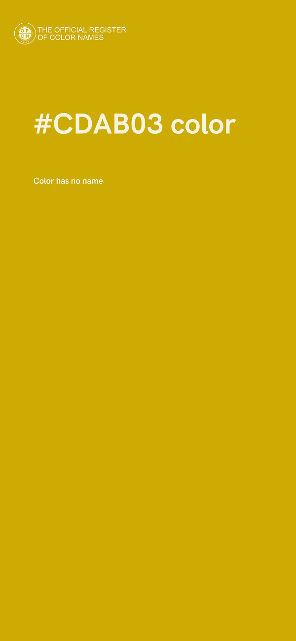 #CDAB03 color image