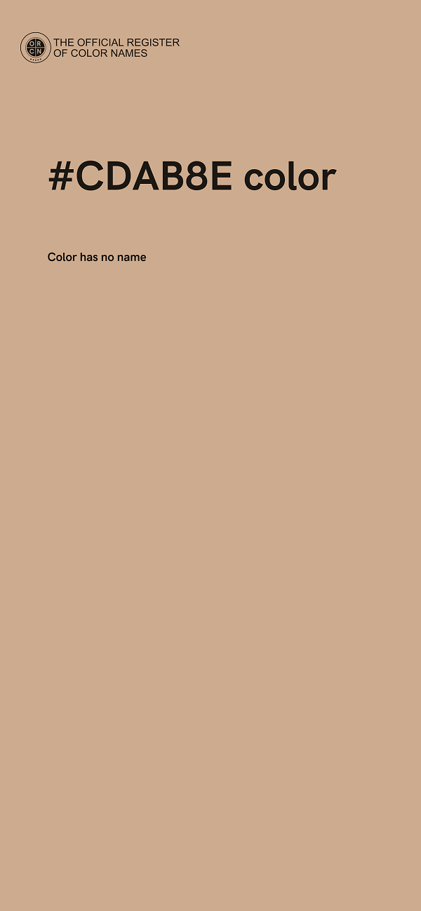 #CDAB8E color image