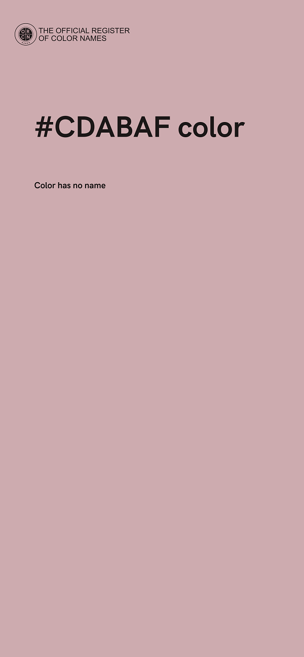 #CDABAF color image