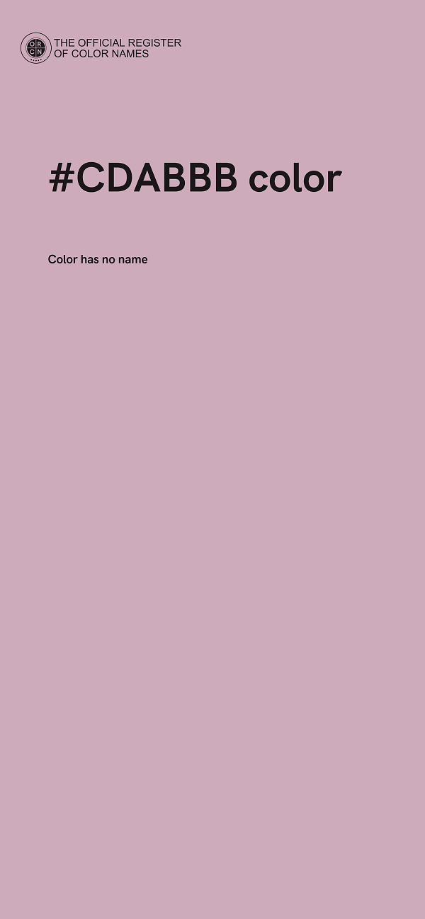 #CDABBB color image
