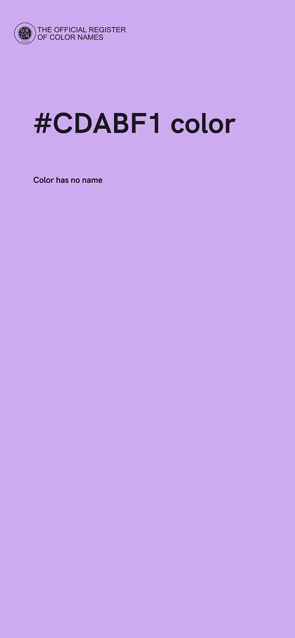 #CDABF1 color image