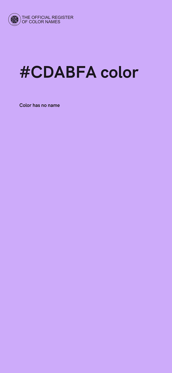#CDABFA color image