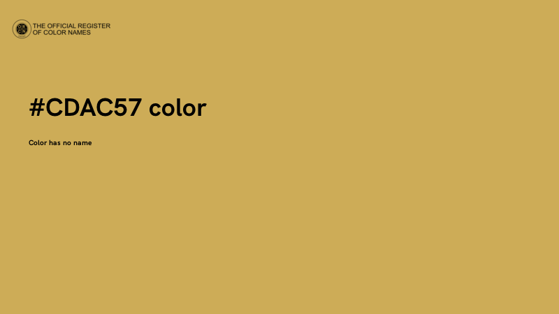 #CDAC57 color image
