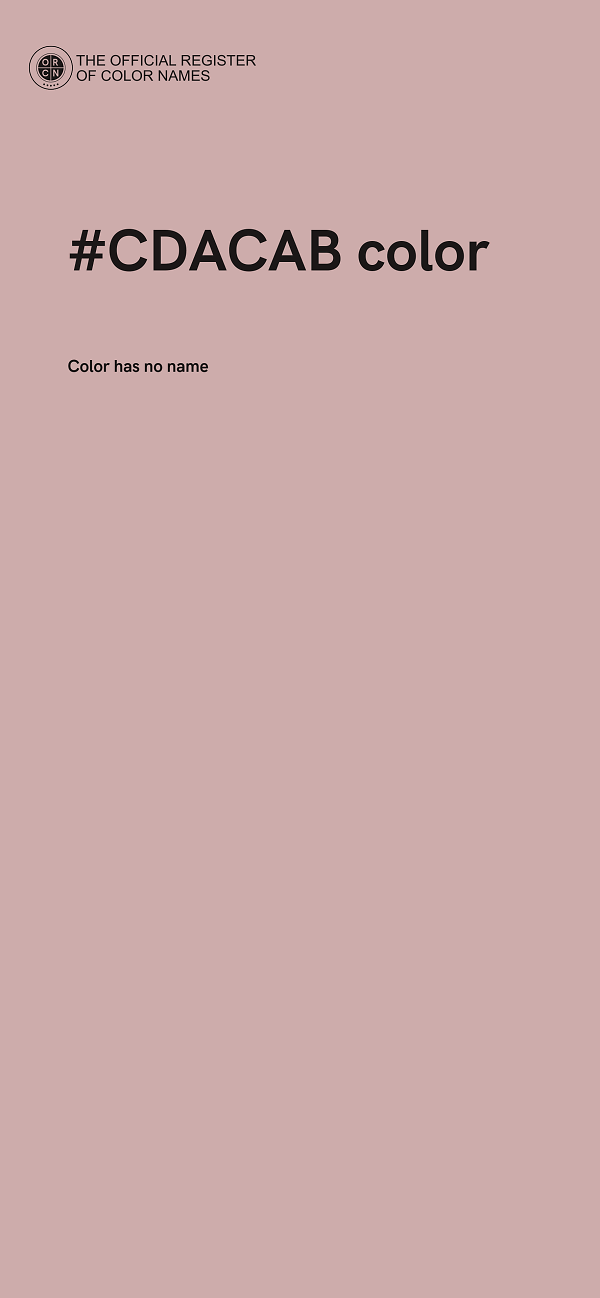 #CDACAB color image
