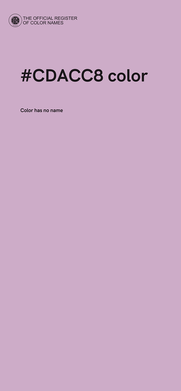 #CDACC8 color image