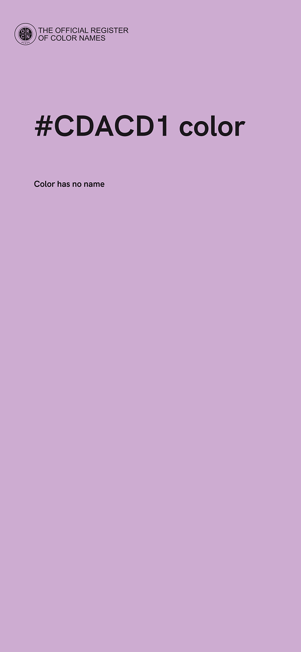 #CDACD1 color image