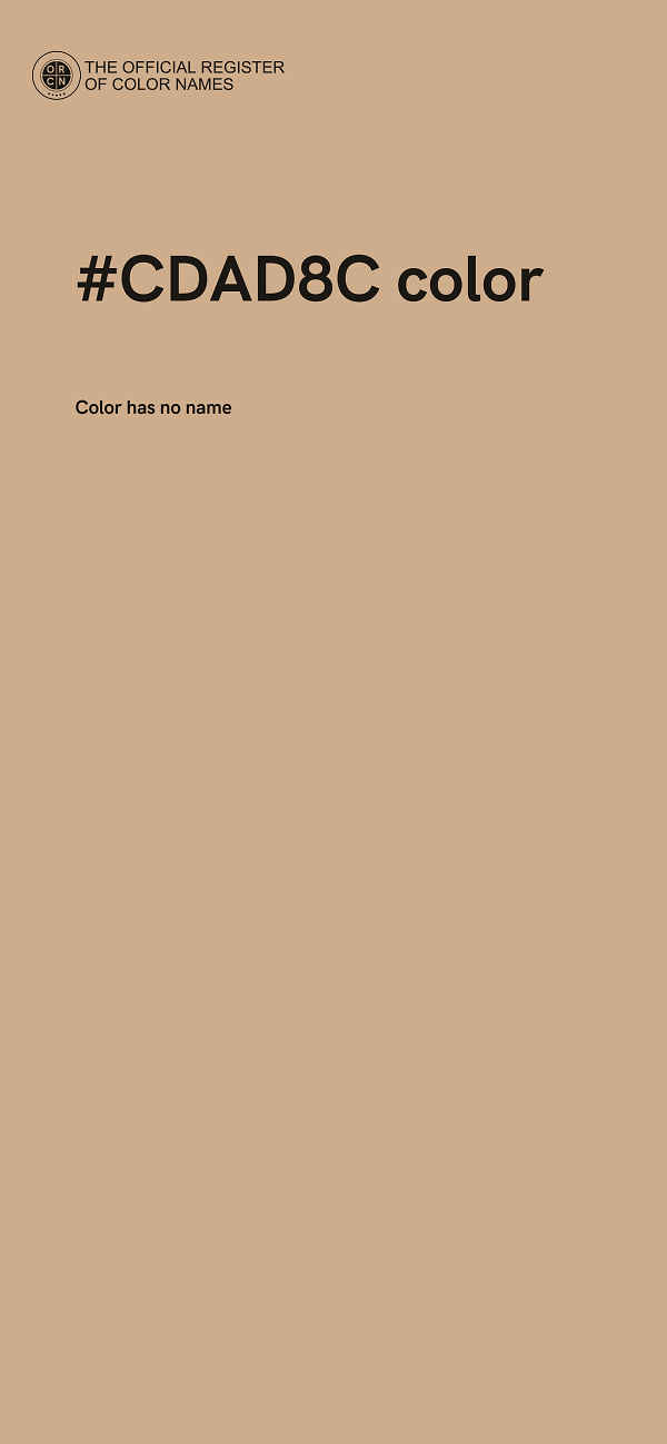 #CDAD8C color image