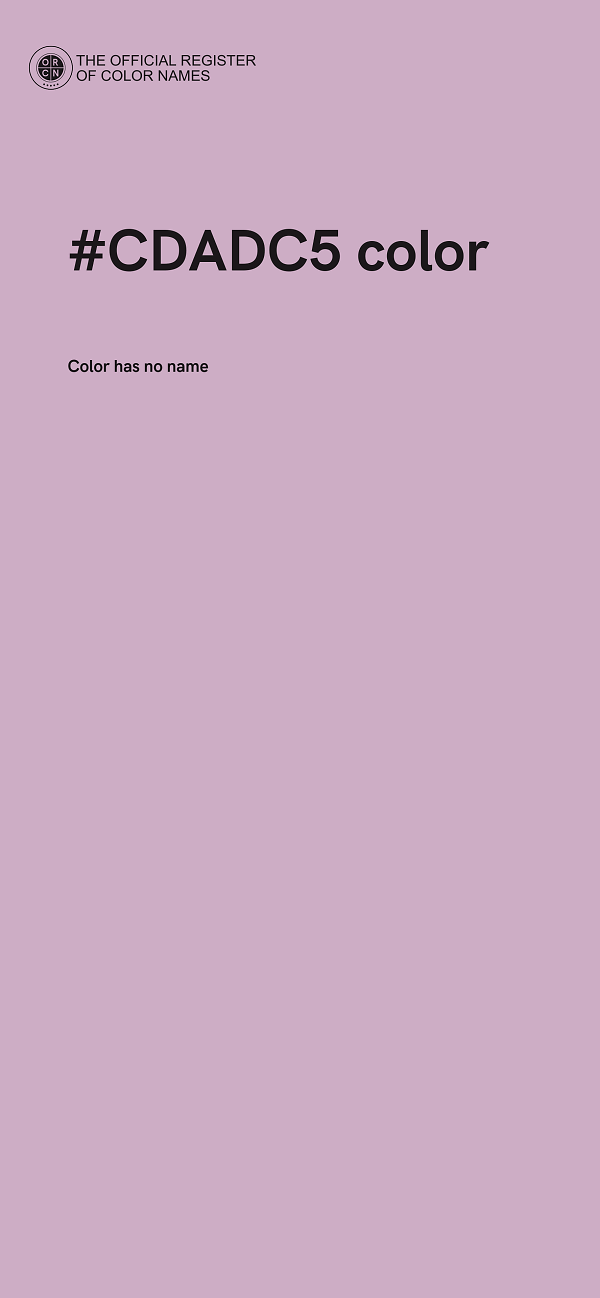 #CDADC5 color image