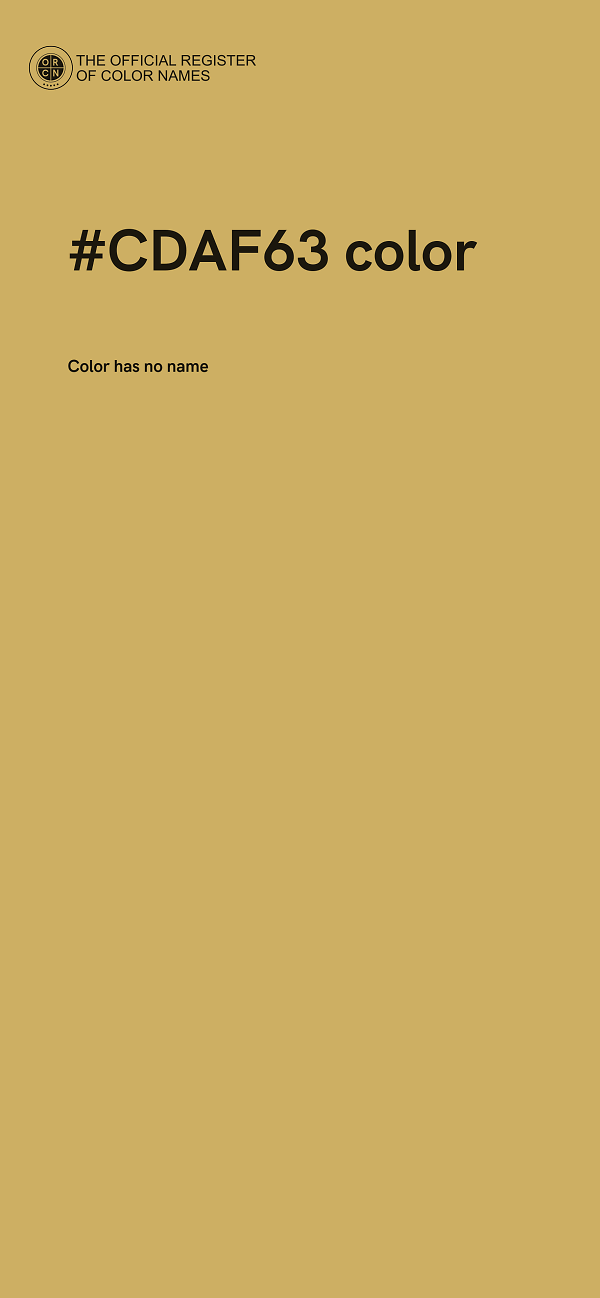 #CDAF63 color image