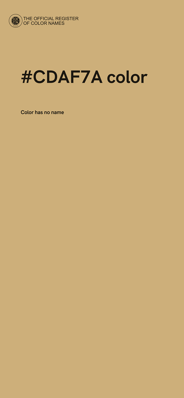 #CDAF7A color image