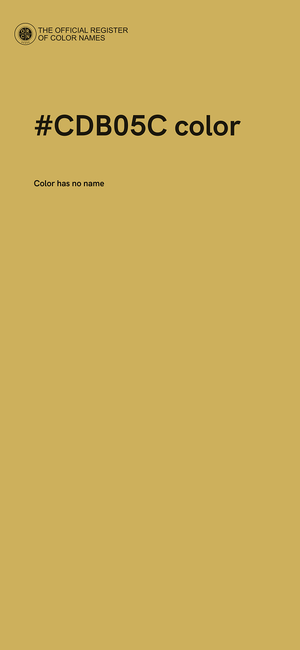 #CDB05C color image