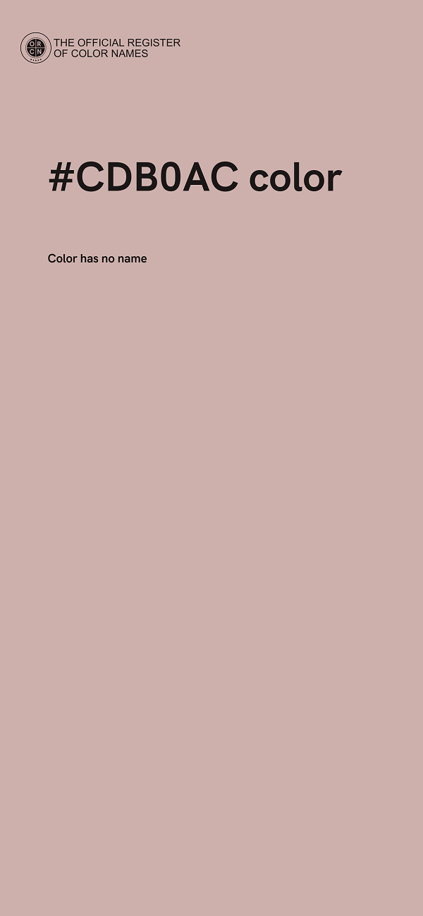 #CDB0AC color image