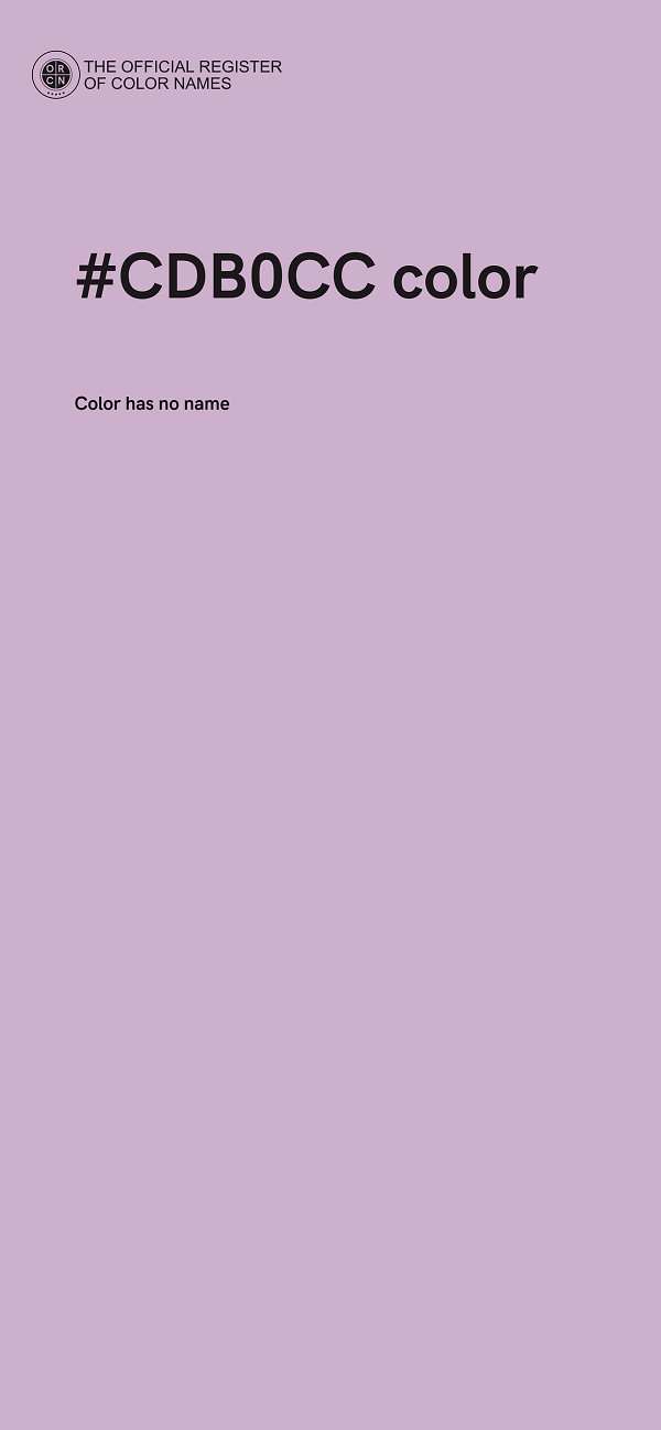 #CDB0CC color image