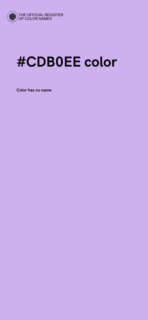 #CDB0EE color image