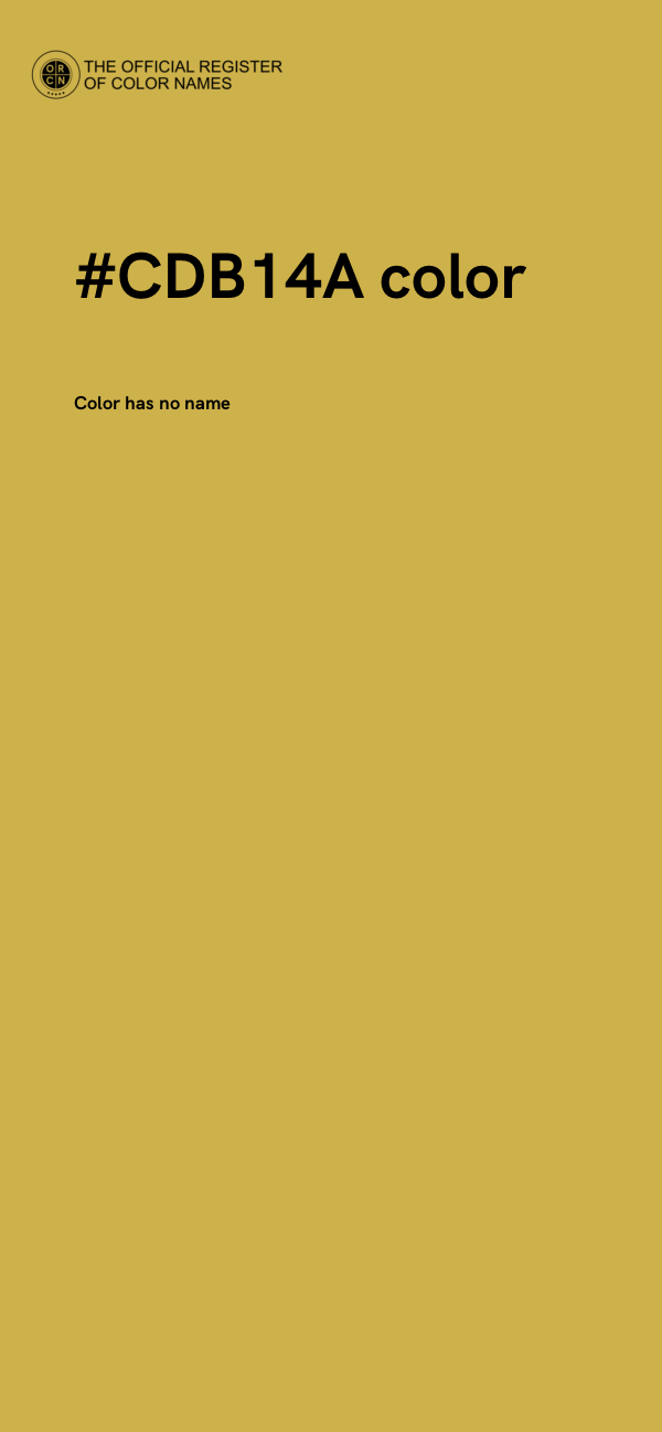 #CDB14A color image