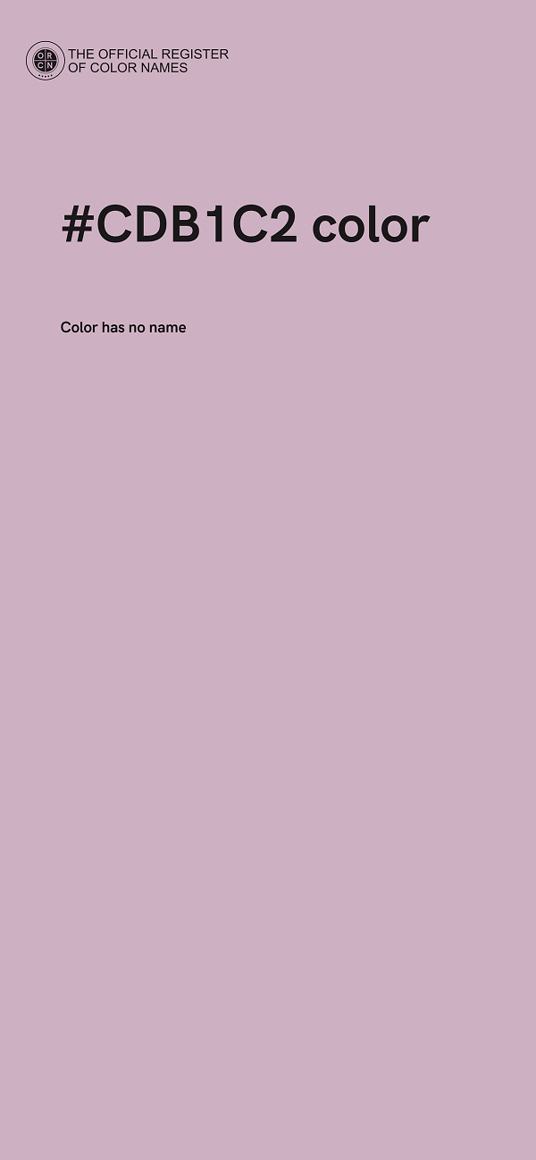 #CDB1C2 color image
