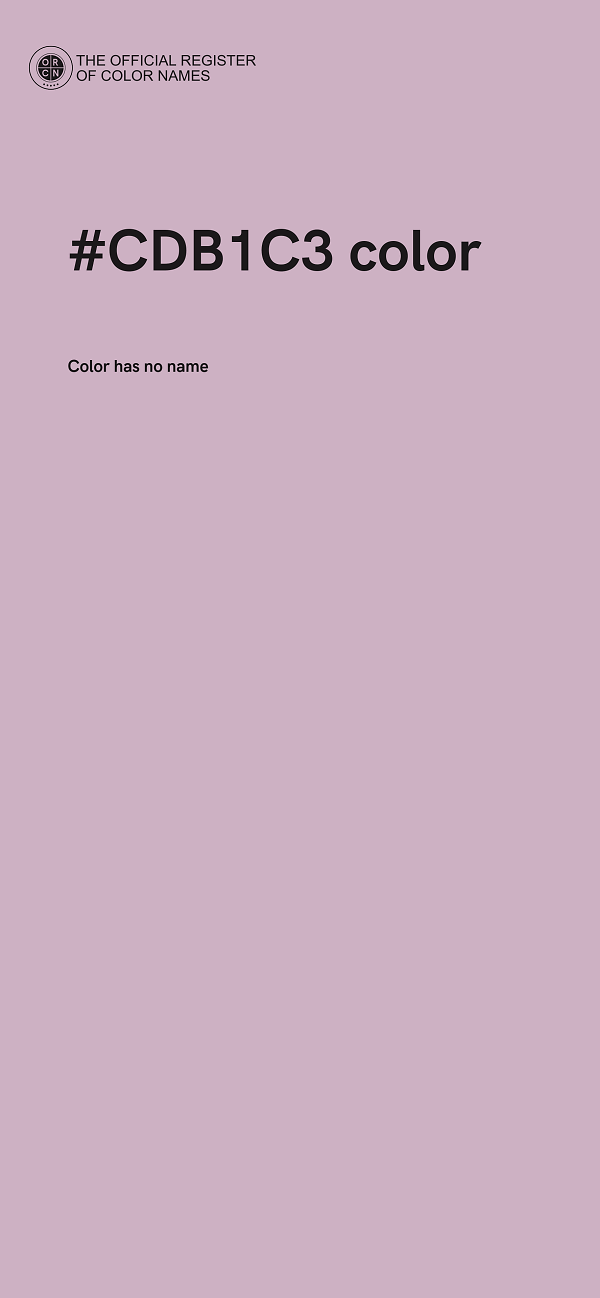#CDB1C3 color image