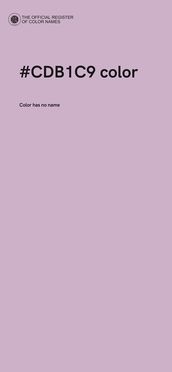 #CDB1C9 color image