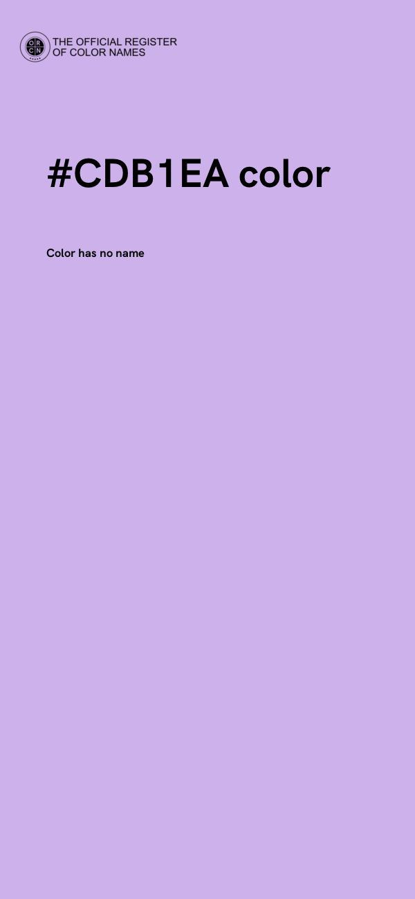 #CDB1EA color image
