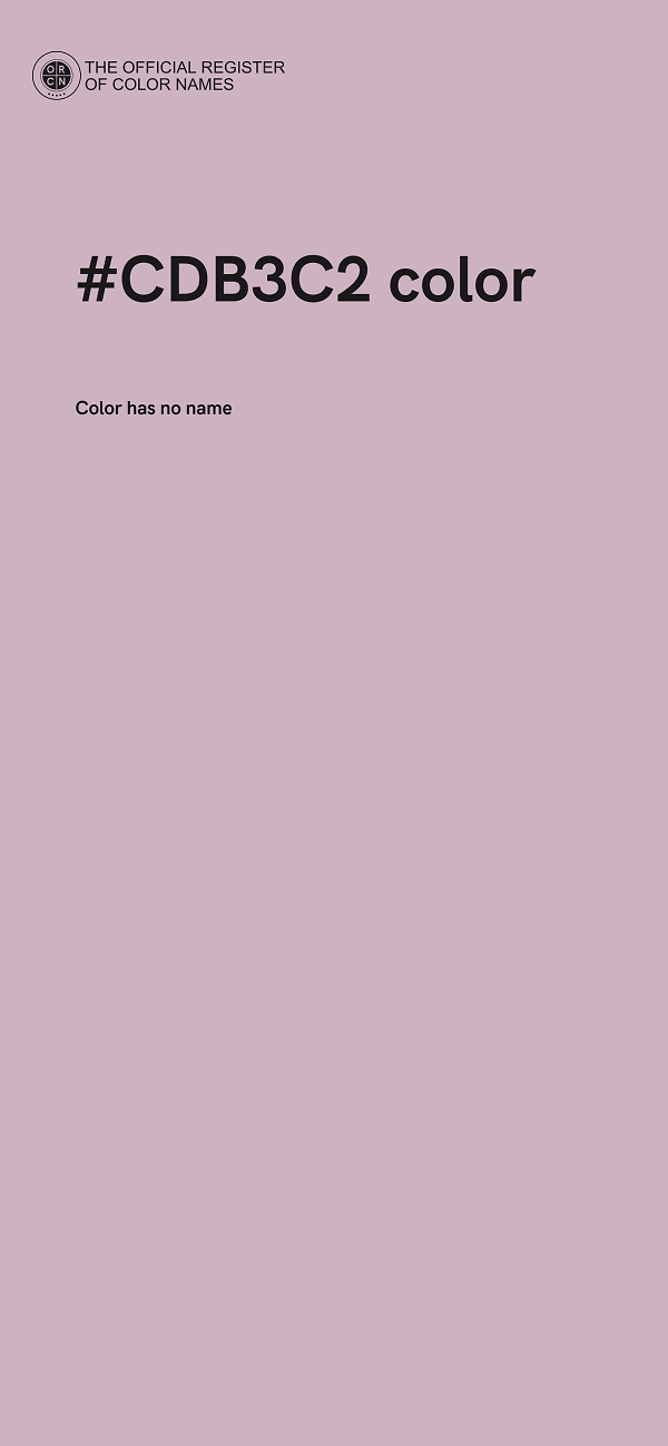 #CDB3C2 color image