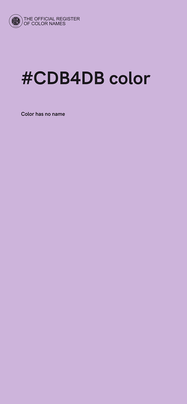 #CDB4DB color image