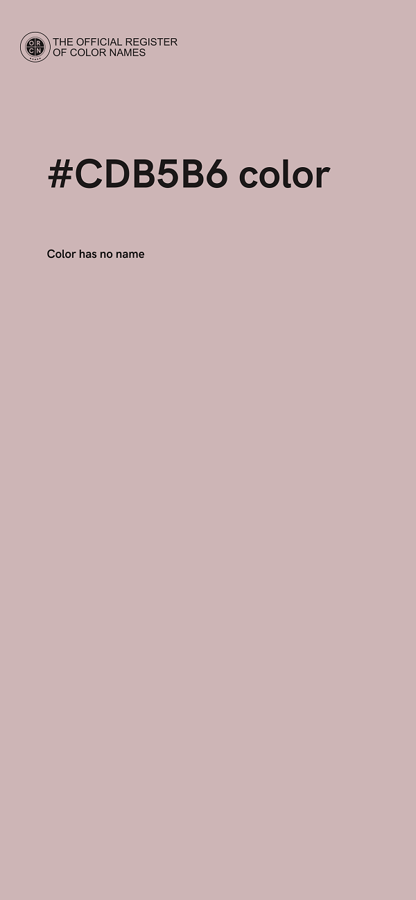 #CDB5B6 color image