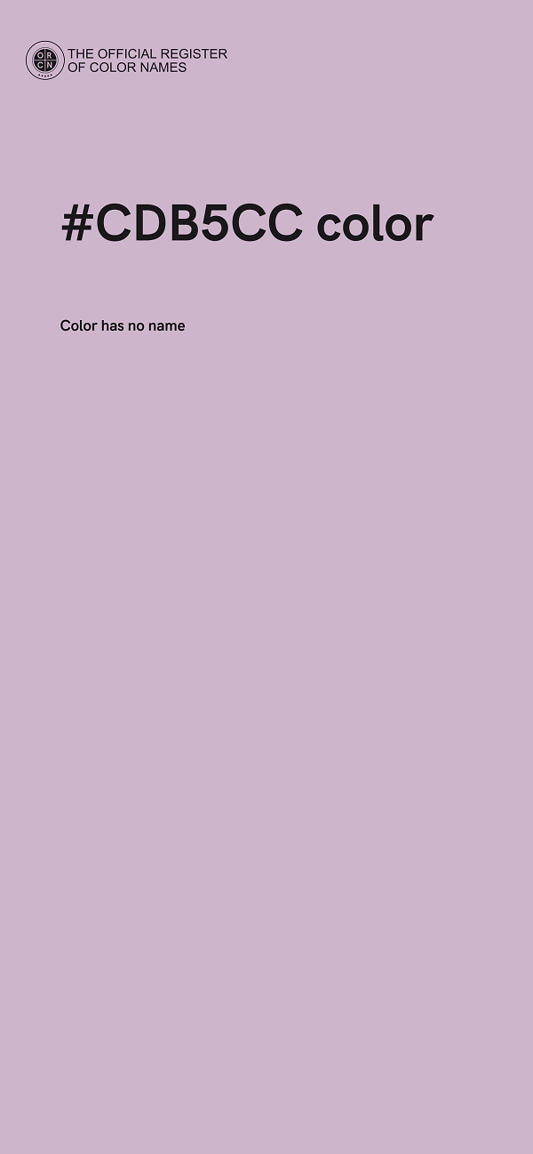#CDB5CC color image