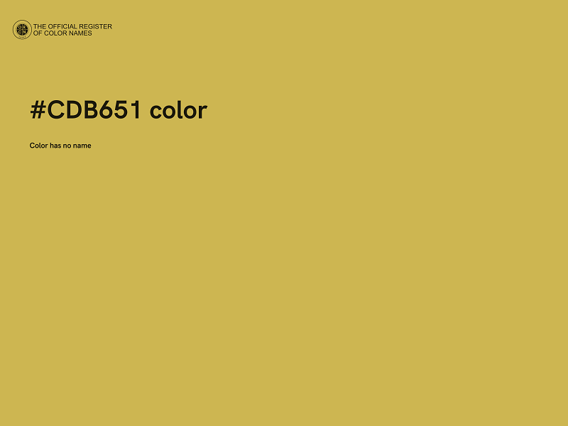 #CDB651 color image