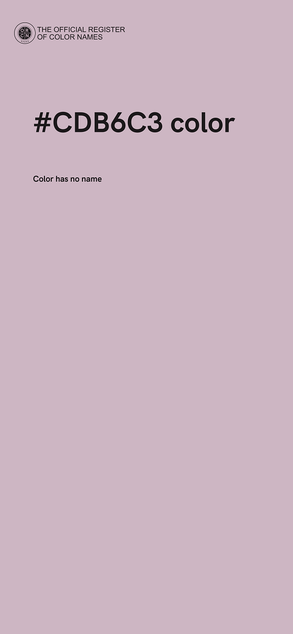 #CDB6C3 color image