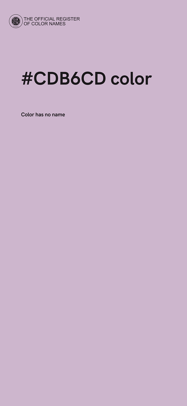 #CDB6CD color image