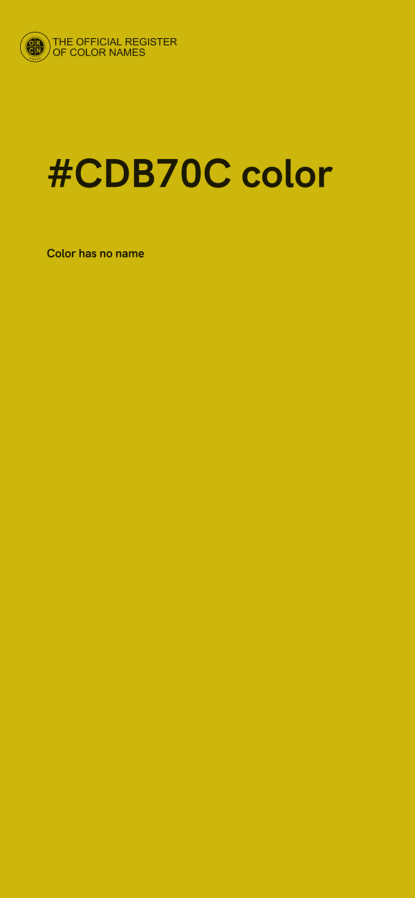 #CDB70C color image