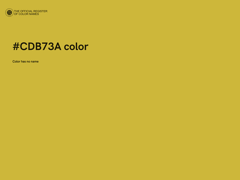 #CDB73A color image