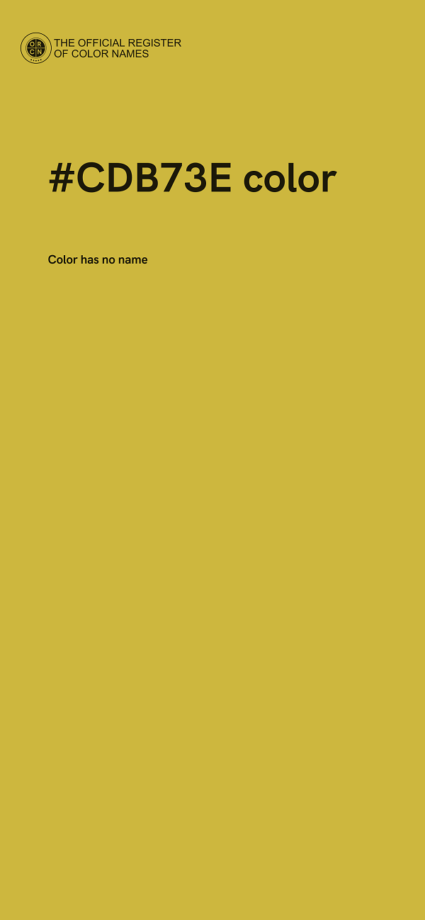 #CDB73E color image